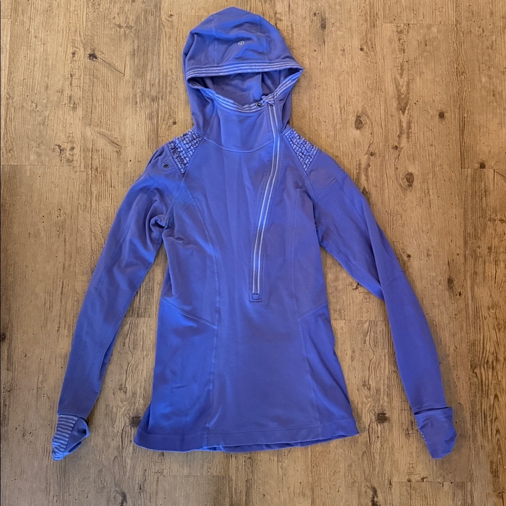 Purple Hooded Pullover
Size 4 LuluLemon